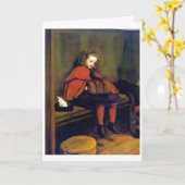 Carte Mon deuxième sermon, John Everett Millais (Fleur jaune)