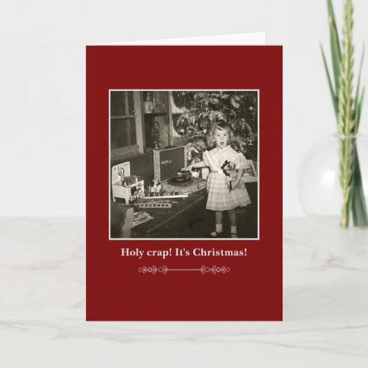 Carte Mon dieu ! C'est Noël ! (Devant)