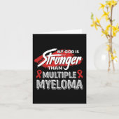 Carte Mon Dieu Est Plus Fort Que Le Myélome Multiples Du (Fleur jaune)