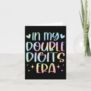 Carte Mon Double Chiffre Ère Anniversaire Pour Les Femme