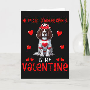 Carte Mon English Springer Spaniel est mon cœur de la Sa