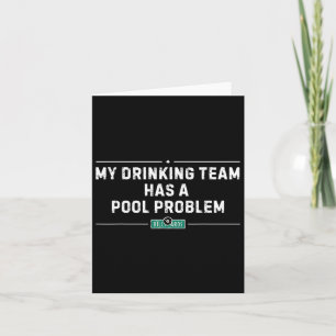 Carte Mon Équipe De Boissons A Un Problème De Piscine Vi