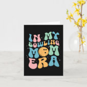 Carte Mon ère de maman de bowling Célébration de la fête (Fleur jaune)