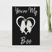 Carte Mon Fantôme De Boo Halloween Joyeux Anniversaire (Devant)