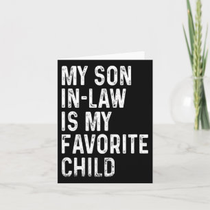 Carte Mon Fils En Droit Est Mon Enfant Favori Chemise Pè