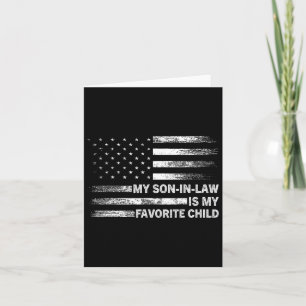 Carte Mon Fils En Droit Est Mon Enfant Favori Drapeau Am