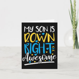 Carte Mon Fils Est En Bas À Droite Un Awesome Syndrome A
