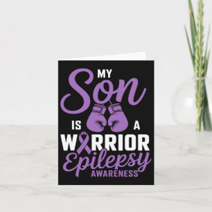 Carte Mon Fils Est Un Guerrier Epilepsie Sensibilisation