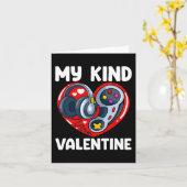 Carte Mon Genre De Valentin Valentines Jour Jeu Contrôle (Fleur jaune)