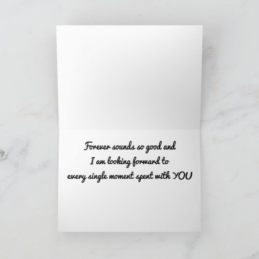 CARTE **MON GROUPE LE JOUR DE NOTRE MARIAGE** TOUJOURS A (Intérieur)