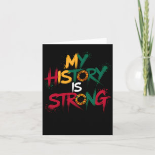 Carte Mon histoire est forte Noir Histoire Mois 2025 Sti