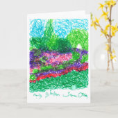 Carte Mon jardin (Fleur jaune)