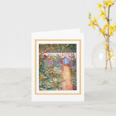 Carte Mon jardin (Fleur jaune)