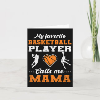 Carte Mon Joueur Bysketbyll Favori M'Appelle Maman Mère