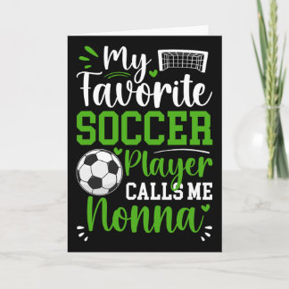 Carte Mon Joueur De Football Favori M'appelle Nonna Socc