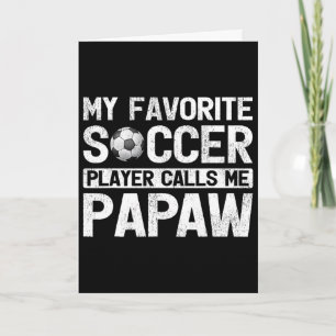 Carte Mon Joueur De Football Favori M'appelle Papaw Fath