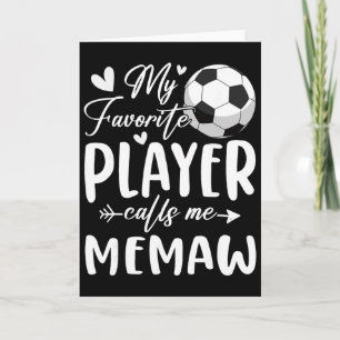 Carte Mon Joueur Favori M'appelle Memaw Joueur De Footba