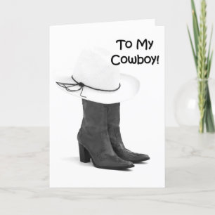 CARTE MON KISSER PRÉFÉRÉ POUR LE COWBOY VOUS AIME