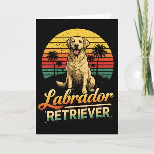 Carte Mon Labrador Retriever (Devant)