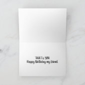 CARTE **MON MEILLEUR AMI** (Intérieur)