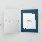 Carte Mon merveilleux anniversaire d'inséparables maris (Intérieur)