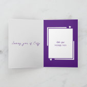 Carte Mon merveilleux chat femme amour Anniversaire (Intérieur)