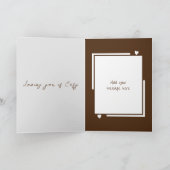 Carte Mon merveilleux Mari, chouettes adorables Annivers (Intérieur)