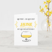 Carte Mon moment jaune (Fleur jaune)
