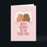 Carte Mon Otter Demi Mignonne Couple Pun Drôle Anniversa<br><div class="desc">Carte d'anniversaire drôle et mignonne pour ceux qui aiment les puns et l'humour. Une façon idéale de souhaiter un joyeux anniversaire à vos amis et à votre famille. Visitez notre magasin pour plus de collection de cartes d'anniversaire. Vous y trouverez des cartes d'anniversaire cool, humoristiques et parfois sarcastiques pour votre...</div>