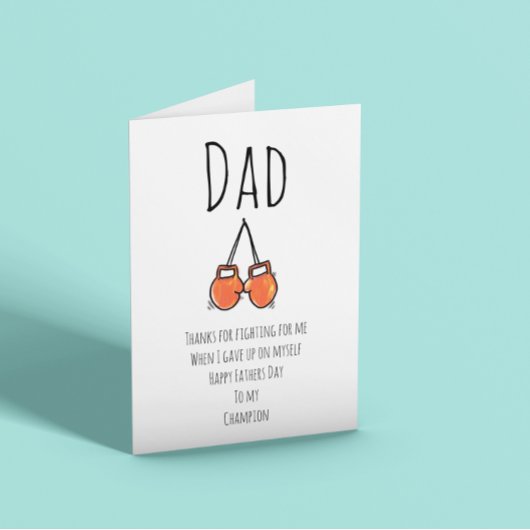 Carte Mon papa mon champion Fête des pères