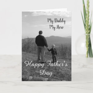 Carte Mon papa mon héros