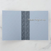 Carte Mon Pas de Faux - juste disant je suis désolé - (Intérieur)