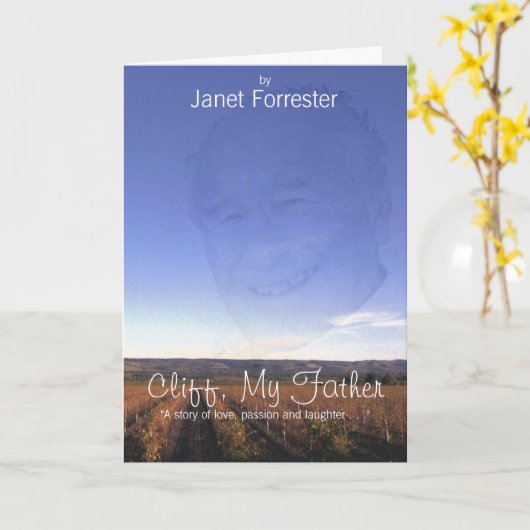 Carte Mon père (Fleur jaune)