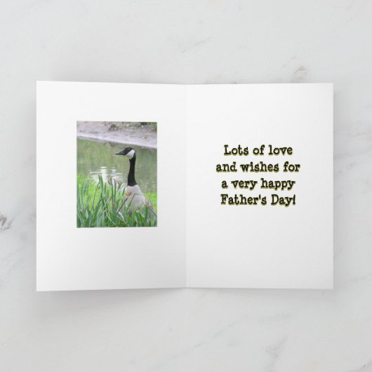 Carte "Mon Père Est Numero Uno" /Bonne Fête des pères (Intérieur)