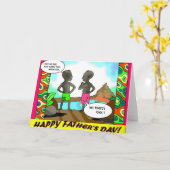 Carte mon père peut (Fleur jaune)