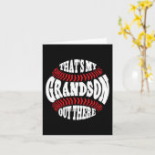 Carte Mon Petit-Fils Là-Bas Fête Des Mères De Grand-Mère (Fleur jaune)