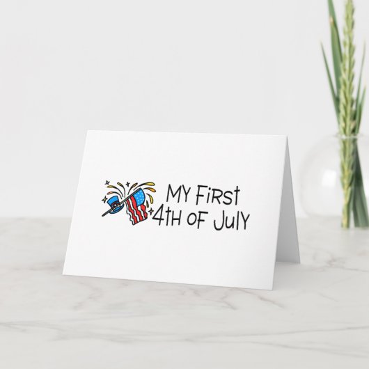 Carte Mon premier 4 juillet (Devant)