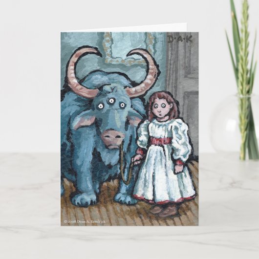 Carte Mon premier animal de compagnie #1 - Blanc à l'int (Devant)