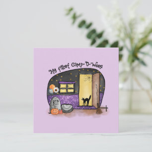 Carte Mon premier camp-O-Ween Halloween Camping