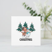 Carte Mon premier Noël (Debout devant)