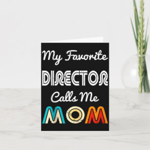 Carte Mon réalisateur préféré m'appelle maman drôle film
