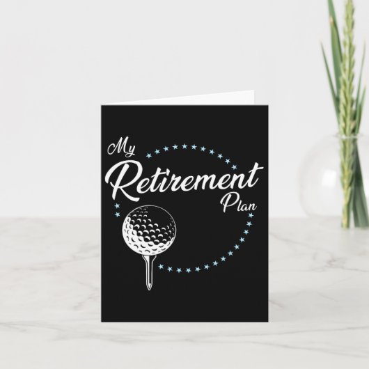 Carte Mon régime de retraite - Golf (Devant)