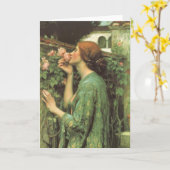 Carte Mon Rose doux, ou Âme du Rose par Waterhouse (Fleur jaune)