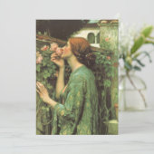 Carte Mon Rose doux, ou Âme du Rose par Waterhouse (Debout devant)