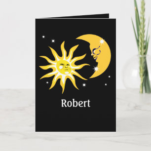 Carte Mon soleil, ma lune et toutes mes étoiles Valentin