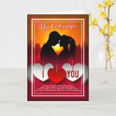 Carte Mon Valentin Je T'Aimerai Jusqu'À La Fin Des Temps (Fleur jaune)