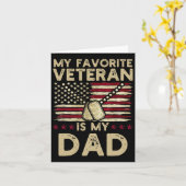 Carte Mon Vétérinaire Préféré Est Mon Père Anciens Comba (Fleur jaune)