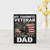 Carte Mon Vétérinaire Préféré Est Mon Père Anciens Comba (Fleur jaune)