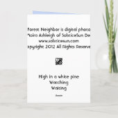 Carte Mon voisin forestier (Dos)