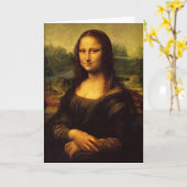 Carte Mona Lisa (Fleur jaune)